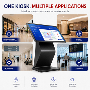 Kiosque interactif tactile LCD tout-en-un KINGONE <span class=keywords><strong>de</strong></span> 42 pouces, écran tactile multimédia, PC d'information numérique en libre-service pour les centres commerciaux - Product Image 2