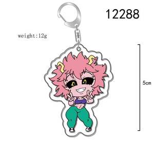 30 styles de porte-clés en plastique, artisanat, Boku No Hero Academia, Midoriya Izuku, Toga Himiko, anime, porte-clés en acrylique, pendentif - Product Image 5
