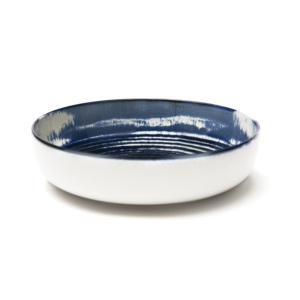 Piatto da Zuppa Excelsa in Ceramica Blu Ermes, Diametro 18 cm e Spessore 5 cm, 18x5 cm - Product Image 2