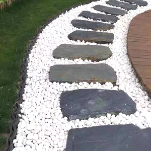 Vườn cảnh quan tuyết trắng sỏi đá rửa hỗn hợp màu sỏi - Product Image 2