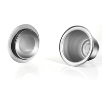 Capsules de Café Rechargeables en Métal Nespresso de Haute Qualité, Filtres à Café Réutilisables en Acier Inoxydable