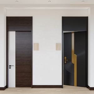 Puertas Interiores de Madera Sólida de Alta Calidad para Hoteles y Apartamentos, Diseño Moderno, Impermeables, Anti-Robo, Venta al Por Mayor - Product Image 6