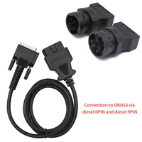 Escáner OBDII Portátil KZYEE KC601, Lector de Códigos para Camiones de Trabajo Pesado, Herramienta de Diagnóstico Diésel para Vehículos Comerciales, con Cable y Alimentación por Batería