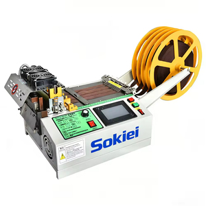 Machine de découpe industrielle à chaud/froid pour sangles, coupeur multi-sangles haute vitesse pour nylon, polyester, élastiques et matériaux de ceintures - Product Image 2