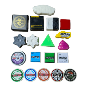 Cire de surf et de <span class=keywords><strong>skateboard</strong></span> personnalisable en plastique, résistante à l'eau, portable, de haute qualité, parfumée pour le surf - Product Image 2