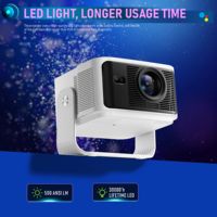 Nouveau Projecteur Hy350max Certifié Google TV 1080p 500 ANSI Lumens Full HD 1080p, Projecteur Vidéo LED Intelligent Portable à Autofocus