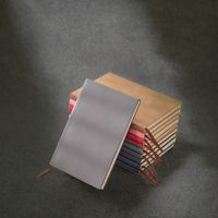 Carnet personnalisé imprimé avec couverture en cuir PU souple B5 A5 A6, journal ligné simple et élégant, reliure thermique pour agenda professionnel et écriture