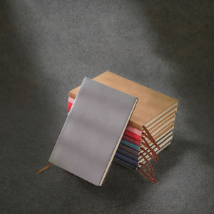 Kustom dicetak B5 A5 A6 lembut PU kulit sampul Notebook mode sederhana berjajar jurnal termal mengikat untuk bisnis menulis buku harian - Product Image 3