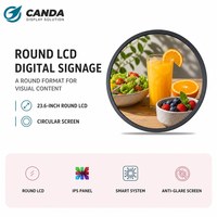 Yeni Gelen Dairesel LCD Ekran, Kapasitif Dokunmatik Ekran, Parlama Önleyici Kaplama, WiFi Hotspot, IoT Bulut Tabanlı RDM, İç Mekan Kullanımı İçin