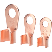 Cosses de câble de nez de connexion ouvertes en cuivre OT 10A/20A/30A/50A/100A/500A connecteur d'extrémité de câble bornes d'épissure connecteurs de fil de batterie