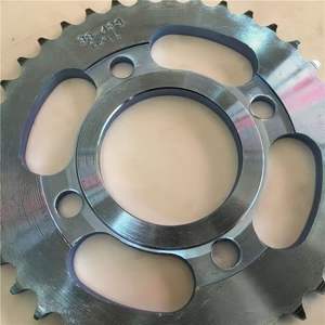 Juego de Piñones WY125, Piñones Delanteros y Traseros y Kit de <span class=keywords><strong>Cadena</strong></span> para Motocicleta de 125cc Estilo CG125 - Product Image 4