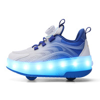 Chaussures de course pour enfants lumineuses directes des fabricants avec patins à roulettes légers pour hommes et femmes chaussures de patin à roulettes LED pour enfants