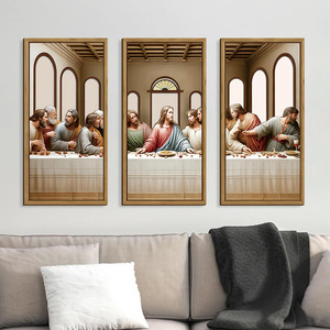 Décoration murale rectangulaire beige KingWin pour Pâques, pour le salon - Product Image 2