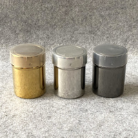 Accessoires de cuisine en acier inoxydable Matcha poudre shaker pot en métal café cacao poivre sel contenant shaker bouteille