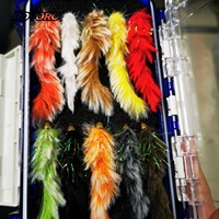 ROVORO 9 Couleurs 4 #   Appâts artisanaux pour la pêche à la mouche, zonkers et streamers, pour la pêche au brochet, au muskie, au saumon, à la truite et au bar rayé