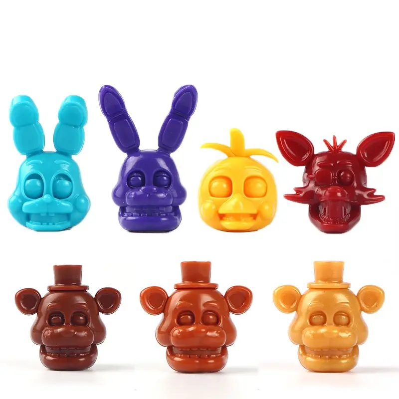 WM6074 Sammlung Zubehör Fünf Nächte Film Action figuren Anime Cartoon Foxy Freddy Bausteine für Kinder Geschenks pielzeug