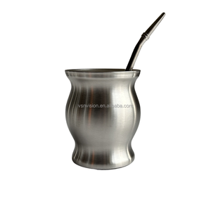 Nuova produzione abrasiva in acciaio inossidabile argentina Yerba mate cup supporta la personalizzazione del logo a colori - Product Image 3