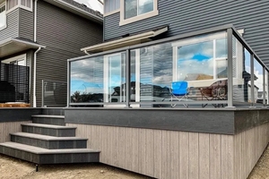 Rampe d'<span class=keywords><strong>escalier</strong></span> moderne en aluminium et verre Hooprosp HOP-ZL03, durable et élégante, pour villa, hôtel, maison, appartement, design moderne, <span class=keywords><strong>escalier</strong></span> facile - Product Image 5