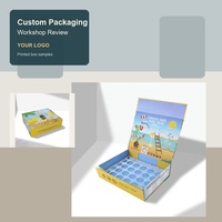Boîte cadeau rigide personnalisée avec impression pour bijoux, cosmétiques, bougies, avec couvercle à charnière et insert pour compléments alimentaires, emballage de vente au détail coloré