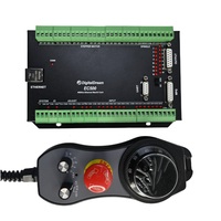 Kit de commande CNC complet 4/6 axes, carte de contrôle CNC Ethernet EC500 Mach3 avec DDMPG, écran LCD et alimentations à découpage