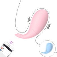 2024 nouveau amusant poisson App saut oeuf vibrateur jouet sexuel pour les femmes Silicone bleu rose dauphin vibrateurs adultes jouets sexuels plaisir