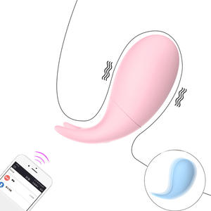 2024 yeni eğlenceli balık App atlama yumurta vibratör seks oyuncak kadınlar için silikon mavi pembe yunus vibratörler yetişkin seks oyuncakları zevk - Product Image 3