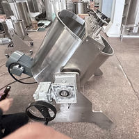 Moulin à chocolat en acier inoxydable, mélangeur, machine à moudre, moulin à pierres, capacité 25L-100L, 220/380V, garantie 1 an