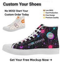 Baskets de sport en toile respirantes pour hommes, personnalisables, avec enveloppement de la cheville et chaussures de marche décontractées montantes – Fabrication B2B