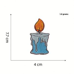 Patch brodé personnalisé à thermocoller pour vêtements, motif chapeau de sorcière d'Halloween, accessoires décoratifs - Product Image 4