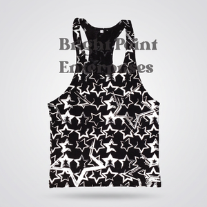 Camiseta Deportiva Personalizada para Hombre, Talla Grande, Transpirable, de Algodón Tejido, Chaleco Personalizado para Fisicoculturismo y Fitness - Product Image 3