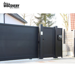 Puerta de Aluminio para Exteriores con Recubrimiento en Polvo y Panel Horizontal para Pasarela Peatonal, Fácil de Montar, Puerta de Seguridad y Privacidad para Exteriores - Product Image 6