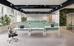 Sistema di Scrivania Elettrica Regolabile a Doppio Motore per Postazioni di Lavoro Ergonomiche, Mobili da Ufficio - Product Image 2