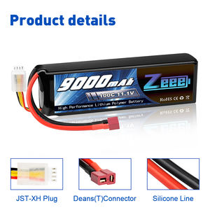 ZEEE RTR 3S 11,1 V 100C 9000mAh RC Lipo batería con los decanos para Traxxas X-Maxx 8S 4WD RTR camión monstruo - Product Image 6