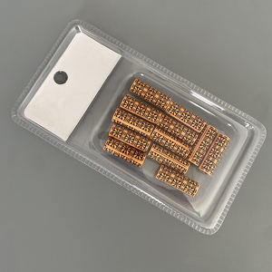 Venta al por mayor de adornos decorativos <span class=keywords><strong>para</strong></span> rastas, anillos <span class=keywords><strong>para</strong></span> el cabello, cuentas de barril con patrón, de plástico, 12 unidades/caja, cuentas <span class=keywords><strong>para</strong></span> rastas <span class=keywords><strong>para</strong></span> accesorios de cabello - Product Image 2
