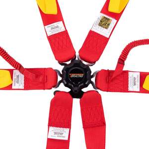 Ceinture de sécurité de voiture de sport Ceinture de sécurité en polyester à 6 points Produit de haute qualité - Product Image 5