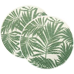 Vangzuijia — napperon en coton tissé, coupe ronde, sur mesure, Style nordique, décoratif moderne, fait à la main, en tissu thermo-isolant, vente en gros - Product Image 6