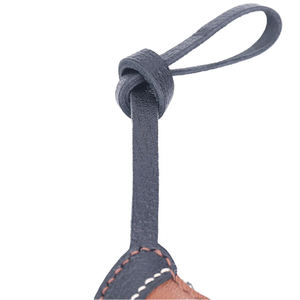 Zenos Handmade Leather Keychain with <b>Boot</b> Pattern and Flower Design Art & Collectible Gift - Product Image 6