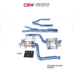 كاتم صوت العادم من التيتانيوم CGW, لـ Benz W205 C63 C63S AMG 4.0T 2015- - Product Image 3