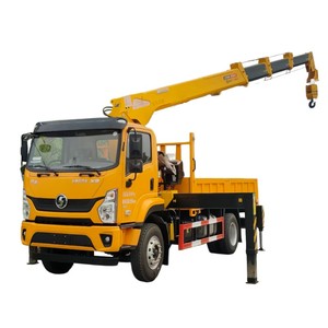 Grue télescopique montée sur camion Shacman 10 tonnes 12 tonnes 4x2, grue de chargement pour véhicule, en promotion - Product Image 1