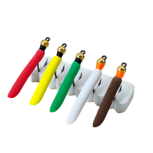 Cabeza de cobre espuma <span class=keywords><strong>Ninfa</strong></span> mosca mano atada señuelo de pesca con mosca cebo artificial <span class=keywords><strong>para</strong></span> trucha y salmón - Product Image 1