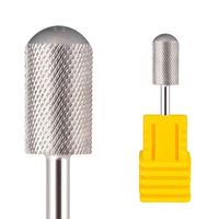 Accessoires pour ponceuse à ongles professionnelle : Fraise à ongles en carbure de tungstène pour retirer le gel, profil en barillet, surface lisse