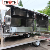 Truth Commercial Coffee Street Hot Dog Pizza Bar Food Truck Food Trailer Vollständig ausgestattete Küche Günstiger mobiler Imbisswagen