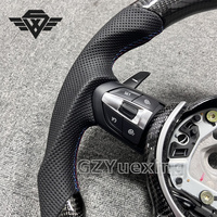 Volant de sport automobile en fibre de carbone véritable Rixingwang BM-W pour M3 M5 Série 3 F10 F30 F31 F32