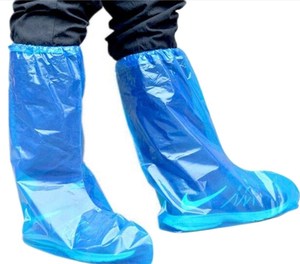 Protetores Descartáveis Antiestáticos Impermeáveis de Plástico Não Tecido para Botas e Sapatos - Product Image 4