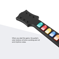 Control Remoto Inalámbrico para Guitarra, Juego de Guitar Hero para Wii, Guitar Hero y Juegos de Rock Band (Excepto Rock Band 1), Color Blanco, Gamepad