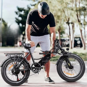 Vélo Électrique Pliant Tout-Terrain Fat E-Bike LOTDM200-II avec Déverrouillage NFC, Batterie 20*4.0 13Ah750w48V, Stock UE, Dropshipping, Vélo Électrique Fat E-Bike LOTDM200-II Pas Cher - Product Image 1