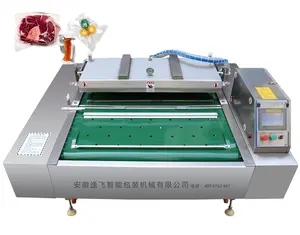 Commercial Automatic Rolling Vacuum Packaging Machine For Packing Meat Food Pork Beef Chicken Nuts