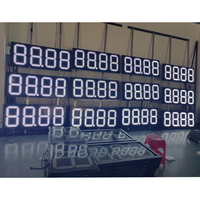 Panneau d'affichage numérique led pour l'extérieur, panneau de prix essence en 7 segments, pour station essence