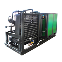 Compresseur d'air haute pression, 30 bars/40 bars, avec booster, pour l'industrie de la souffle des bouteilles d'animaux