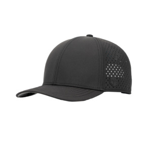 Casquette de baseball TCAP en tissu polyester imperméable perforé, structure 6 panneaux, personnalisable en Chine - Product Image 1